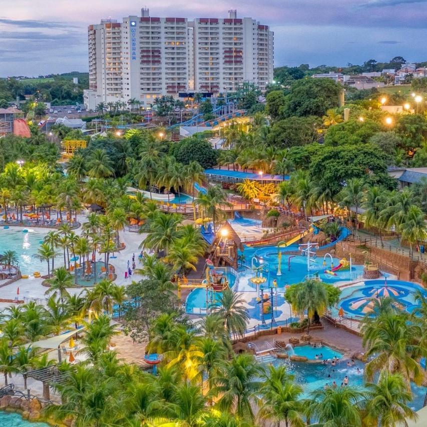 Wyndham Olimpia Royal Hotels Exterior photo Aerial view of Splash Island